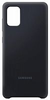 Чехол (клип-кейс) Samsung для Samsung Galaxy A71 Silicone Cover черный (EF-PA715TBEGRU)