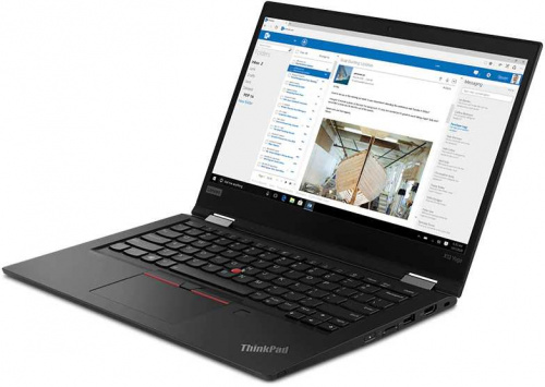 Ноутбук Lenovo ThinkPad X13 Yoga G1 T Core i7 10510U/16Gb/SSD512Gb/Intel UHD Graphics/13.3"/Touch/FHD (1920x1080)/Windows 10 Professional 64/black/WiFi/BT/Cam фото 4