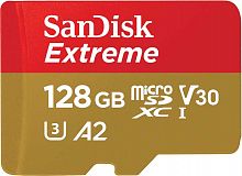 Флеш карта microSDXC 128Gb Class10 Sandisk SDSQXA1-128G-GN6GN Extreme