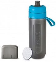 Бутылка-водоочиститель Brita Fill&Go Active синий/черный 0.6л.
