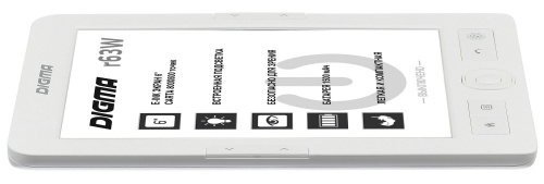 Электронная книга Digma R63W 6" E-Ink Carta 800x600 600MHz/4Gb/microSDHC/подсветка дисплея белый фото 7