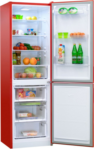 Холодильник Nordfrost NRG 152 842 красный (двухкамерный) фото 7