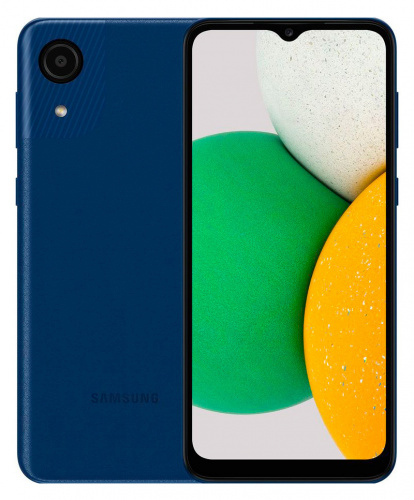 Смартфон Samsung SM-A032F Galaxy A03 Core 32Gb 2Gb синий моноблок 3G 4G 6.5" 720x1600 Android 10 8Mpix 802.11 b/g/n GPS GSM900/1800 GSM1900 TouchSc фото 4