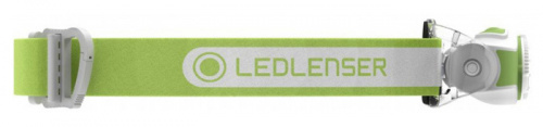 Фонарь налобный Led Lenser MH3 зеленый/белый лам.:светодиод. 200lx AAx1 (501593) фото 3