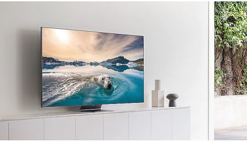 Телевизор QLED Samsung 85" QE85Q95TAUXRU Q серебристый/Ultra HD/1200Hz/DVB-T2/DVB-C/DVB-S2/USB/WiFi/Smart TV (RUS) фото 4