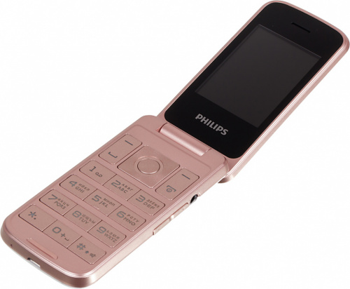 Мобильный телефон Philips E255 Xenium 32Mb белый раскладной 2Sim 2.4" 240x320 0.3Mpix GSM900/1800 GSM1900 MP3 FM microSD max32Gb фото 2