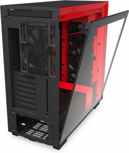 Корпус NZXT H710 CA-H710B-BR черный/красный без БП E-ATX 3x120mm 2xUSB3.0 1xUSB3.1 audio bott PSU фото 2