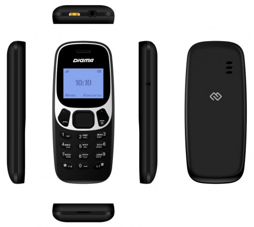 Мобильный телефон Digma Linx A105N 2G 32Mb черный моноблок 1Sim 1.44" 68x96 GSM900/1800 фото 4