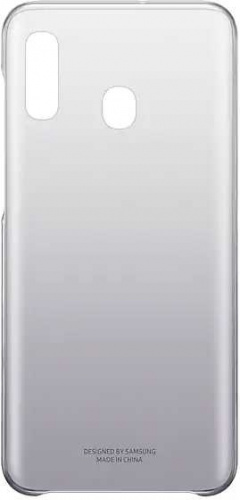 Чехол (клип-кейс) Samsung для Samsung Galaxy A20 Gradation Cover черный (EF-AA205CBEGRU)