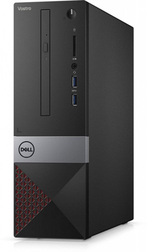 ПК Dell Vostro 3470 SFF i3 9100 (3.6)/4Gb/1Tb 7.2k/UHDG 630/DVDRW/CR/Windows 10 Professional/GbitEth/WiFi/BT/клавиатура/мышь/черный