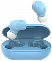 Гарнитура вкладыши Hiper TWS OKI голубой беспроводные bluetooth в ушной раковине (HTW-LX4)