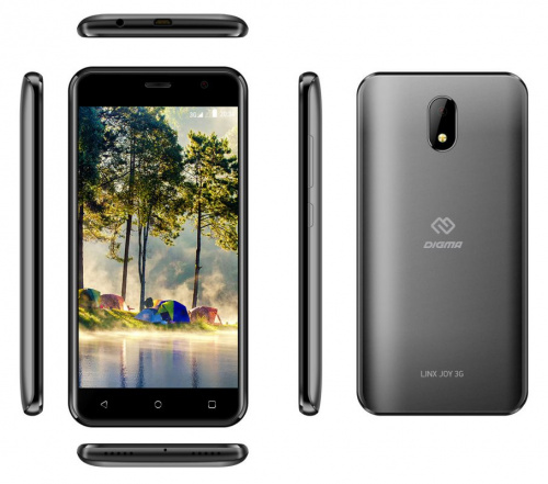 Смартфон Digma Joy 3G Linx 4Gb 512Mb темно-серый моноблок 3G 2Sim 5" 480x854 Android 8.1 2Mpix WiFi GPS GSM900/1800 GSM1900 TouchSc MP3 FM microSD max32Gb фото 8
