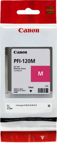 Картридж струйный Canon PFI-120 M 2887C001 пурпурный (130мл) для Canon imagePROGRAF TM-200/205