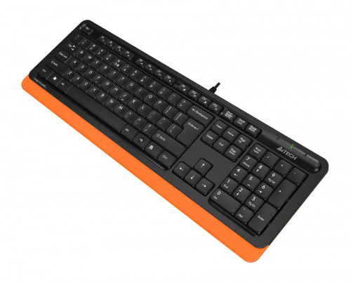 Клавиатура A4Tech Fstyler FK10 черный/оранжевый USB фото 4