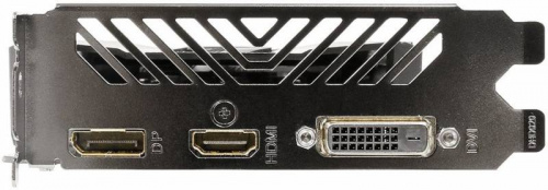 Видеокарта Gigabyte PCI-E GV-N105TD5-4GD NVIDIA GeForce GTX 1050TI 4096Mb 128 GDDR5 1290/7008 DVIx1 HDMIx1 DPx1 HDCP Ret фото 3