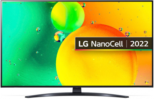 Телевизор LED LG 43" 43NANO766QA.ARUB синяя сажа 4K Ultra HD 60Hz DVB-T DVB-T2 DVB-C DVB-S DVB-S2 WiFi Smart TV