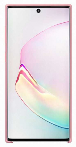 Чехол (клип-кейс) Samsung для Samsung Galaxy Note 10 Silicone Cover розовый (EF-PN970TPEGRU) фото 3