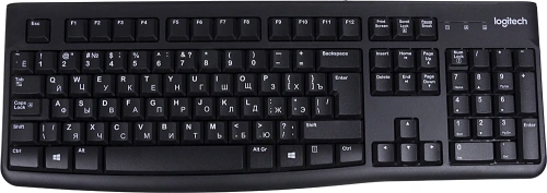 Клавиатура Logitech K120 for business черный USB фото 2