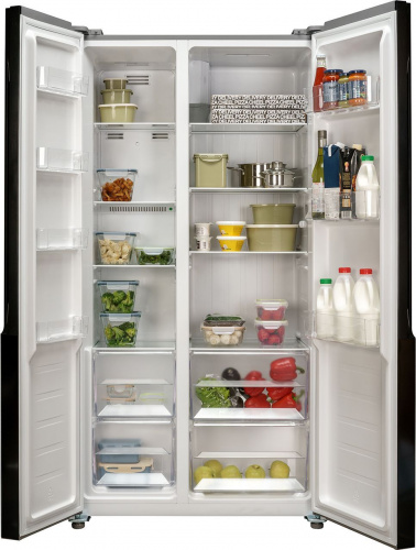 Холодильник Weissgauff WSBS 500 NFW Inverter белое стекло (двухкамерный) фото 5