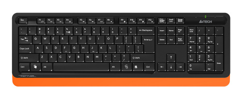 Клавиатура + мышь A4Tech Fstyler FG1010 клав:черный/оранжевый мышь:черный/оранжевый USB беспроводная Multimedia (FG1010 ORANGE) фото 11