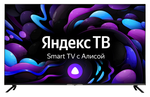Телевизор LED Hyundai 55" H-LED55BU7003 Яндекс.ТВ Frameless черный 4K Ultra HD 60Hz DVB-T DVB-T2 DVB-C DVB-S DVB-S2 USB WiFi Smart TV