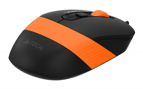Мышь A4Tech Fstyler FM10 черный/оранжевый оптическая (1600dpi) USB (4but) фото 6