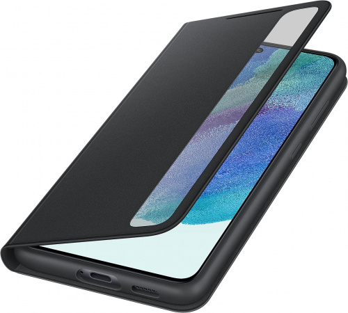 Чехол (флип-кейс) Samsung для Samsung Galaxy S21 FE Smart Clear View Cover черный (EF-ZG990CBEGRU) фото 3