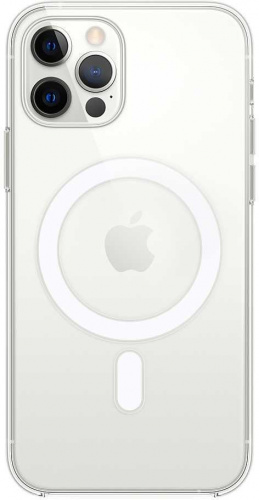 Чехол (клип-кейс) Apple для Apple iPhone 12/12 Pro Clear Case with MagSafe прозрачный (MHLM3ZE/A) фото 3
