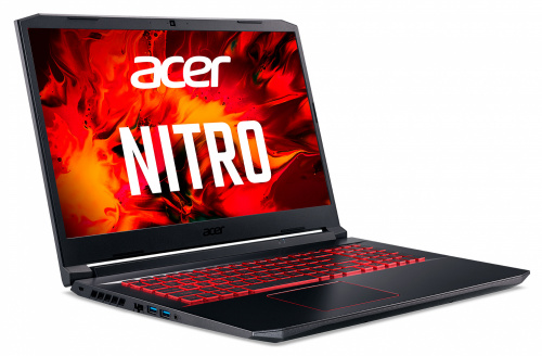 Ноутбук Acer Nitro 5 AN517-52-75YK Core i7 10750H/16Gb/1Tb/SSD256Gb/NVIDIA GeForce GTX 1660 Ti 6Gb/17.3"/IPS/FHD (1920x1080)/Windows 10/black/WiFi/BT/Cam/3560mAh фото 3