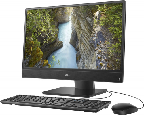 Моноблок Dell Optiplex 5260 21.5" Full HD i3 8100 (3.6)/8Gb/SSD256Gb/UHDG 630/Linux/GbitEth/WiFi/BT/клавиатура/мышь/Cam/черный 1920x1080 фото 2