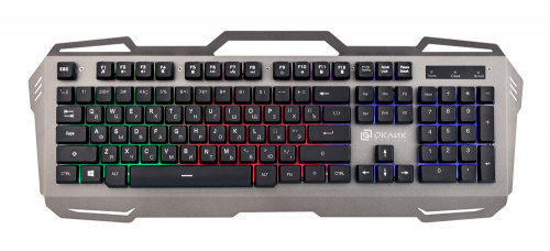 Комплект Оклик HS-HKM300G PIRATE (клавиатура, мышь, коврик для мыши, гарнитура) черный (1103554) фото 14