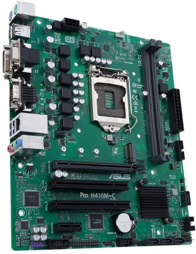 Материнская плата Asus PRO H410M-C/CSM Soc-1200 Intel H410 2xDDR4 mATX AC`97 8ch(7.1) GbLAN+VGA+DVI+HDMI фото 6