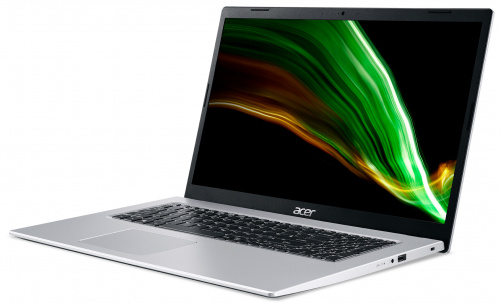 Ноутбук Acer Aspire 3 A317-53-53EQ Core i5 1135G7 8Gb SSD512Gb Intel Iris Xe graphics 17.3" IPS FHD (1920x1080) Windows 11 Professional silver WiFi BT Cam фото 8