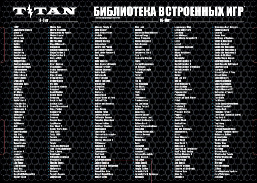 Игровая консоль Titan Magistr черный в комплекте: 555 игр фото 3