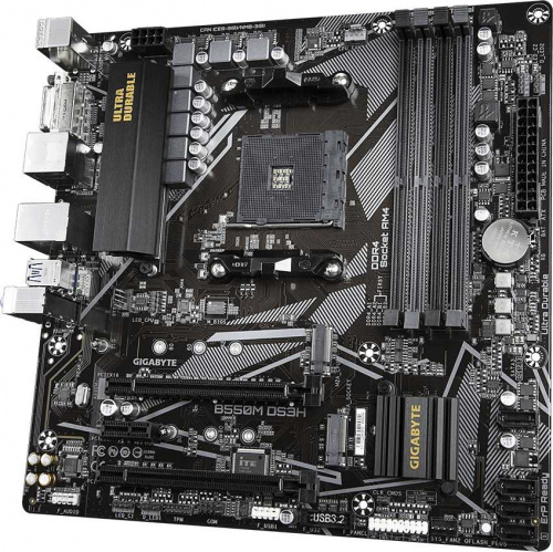Материнская плата Gigabyte B550M DS3H Soc-AM4 AMD B550 4xDDR4 mATX AC`97 8ch(7.1) GbLAN RAID+DVI+HDMI фото 19