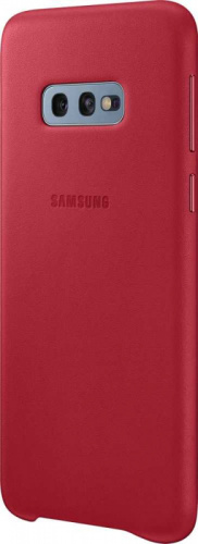 Чехол (клип-кейс) Samsung для Samsung Galaxy S10e Leather Cover красный (EF-VG970LREGRU) фото 4