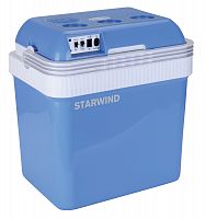 Автохолодильник Starwind CB-112 24л 48Вт голубой/белый