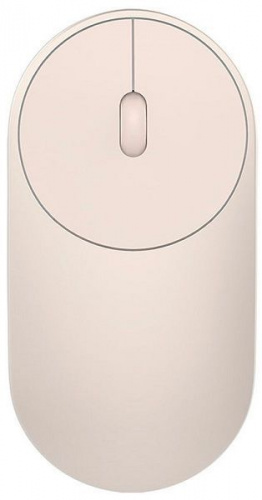 Мышь Xiaomi Mi Portable Mouse золотистый оптическая (1200dpi) беспроводная BT для ноутбука (2but)