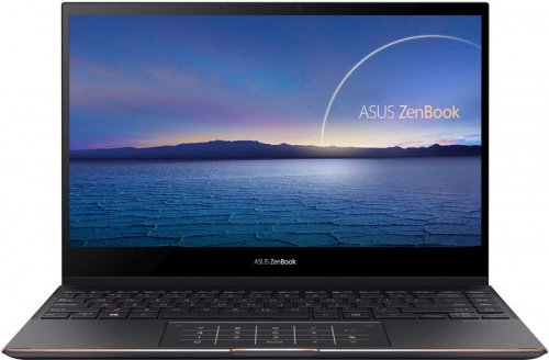 Трансформер Asus ZenBook Flip S UX371EA-HL152T Core i5 1135G7 8Gb SSD512Gb Intel Iris Xe graphics 13.3" OLED Touch UHD (3840x2160) Windows 10 black WiFi BT Cam