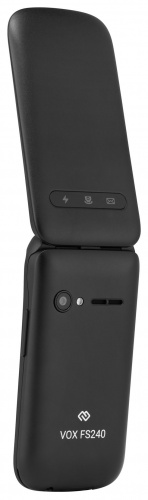 Мобильный телефон Digma VOX FS240 32Mb черный раскладной 2Sim 2.44" 240x320 0.08Mpix GSM900/1800 FM microSDHC max32Gb фото 4