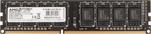 Память DDR3 4Gb 1600MHz AMD R534G1601U1S-UO OEM PC3-12800 CL11 DIMM 240-pin 1.5В фото 2