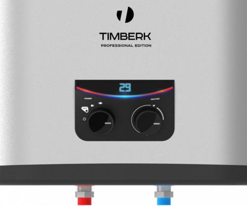 Водонагреватель Timberk SWH FSM7 80 V 2.5кВт 80л электрический настенный/серебристый фото 3