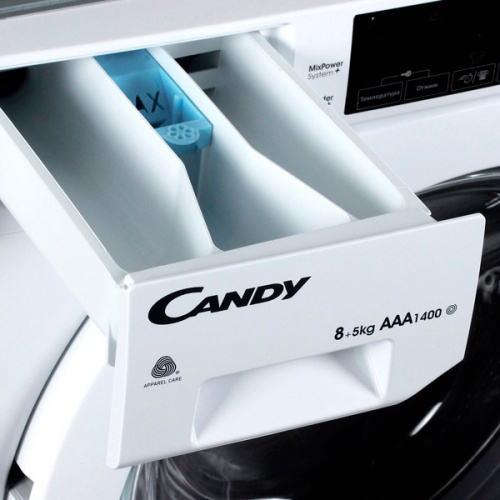 Стиральная машина Candy CBWD 8514TWH-07 класс:A загрузка до 8кг отжим:1400об/мин белый фото 3