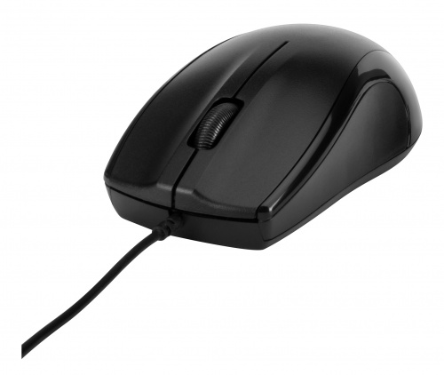 Мышь Оклик 185V2 черный оптическая (1200dpi) USB для ноутбука (3but) фото 8