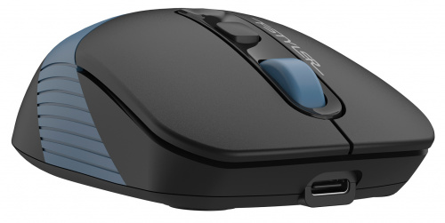 Мышь A4Tech Fstyler FB10C черный/синий оптическая (2000dpi) беспроводная BT/Radio USB (4but) фото 8