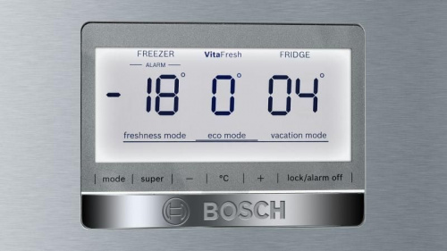 Холодильник Bosch KGF39PI3OR нержавеющая сталь (двухкамерный) фото 3