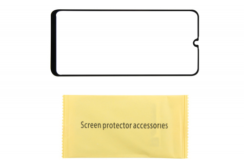 Защитное стекло для экрана Redline черный для Xiaomi Redmi Note 8T прозрачная 1шт. (УТ000019157) фото 2