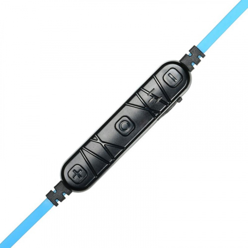 Гарнитура вкладыши Digma BT-03 черный/синий беспроводные bluetooth шейный обод (E712BT) фото 6