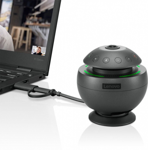Камера Web Lenovo VoIP 360 серый 2Mpix (1920x1080) USB3.0 с микрофоном для ноутбука фото 5