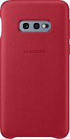 Чехол (клип-кейс) Samsung для Samsung Galaxy S10e Leather Cover красный (EF-VG970LREGRU)